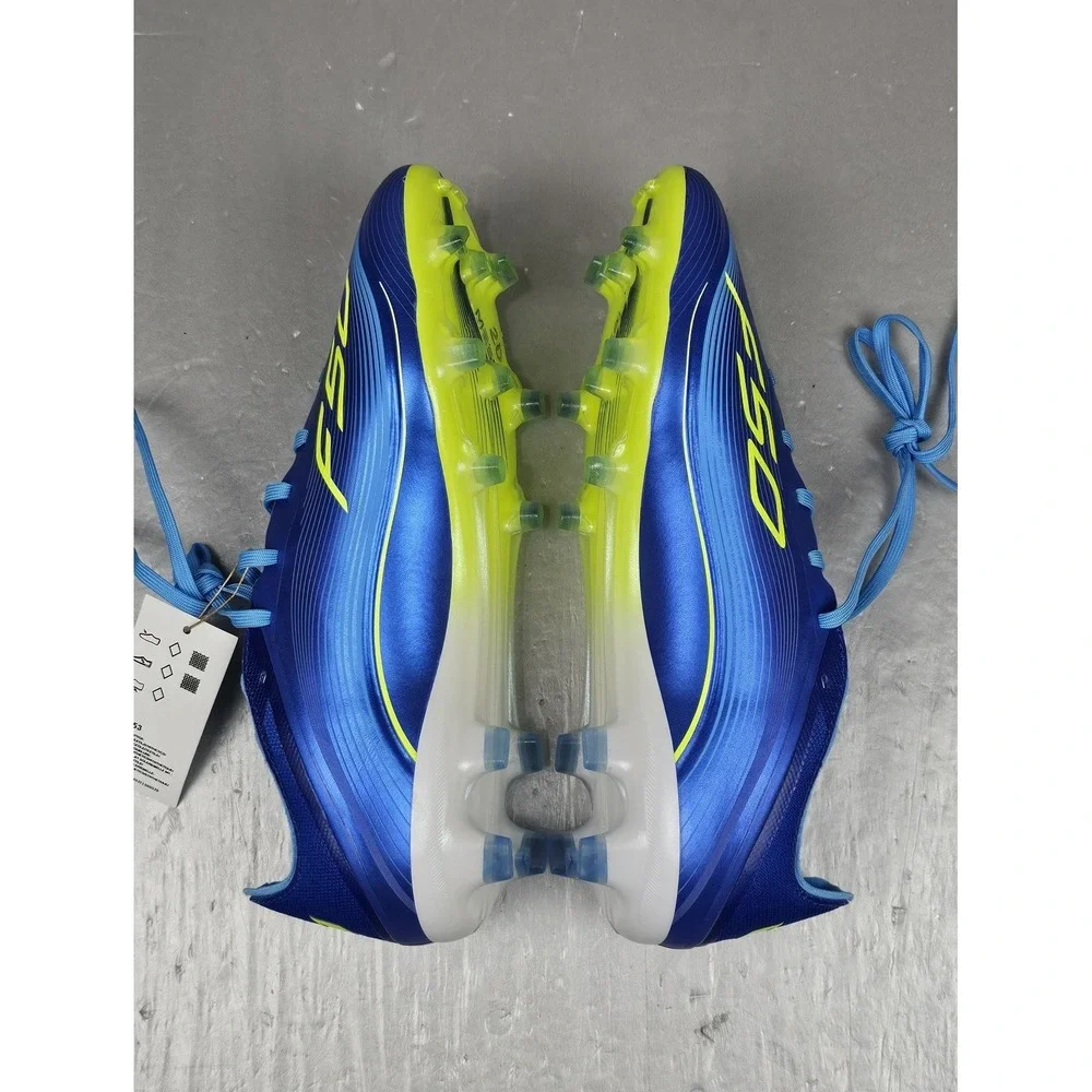 Adidas F50 MESSI PRO FG Mens 8 Firm Ground Soccer‎ Cleats Blue JQ7953 NWT